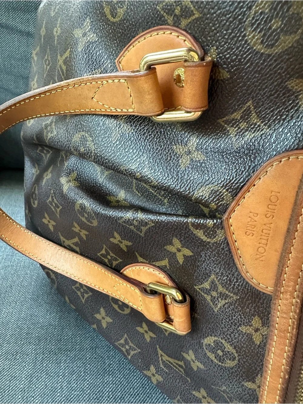 Louis Vuitton Monogram Palermo PM Shoulder Bag – Preowned – Authentic – No Stra